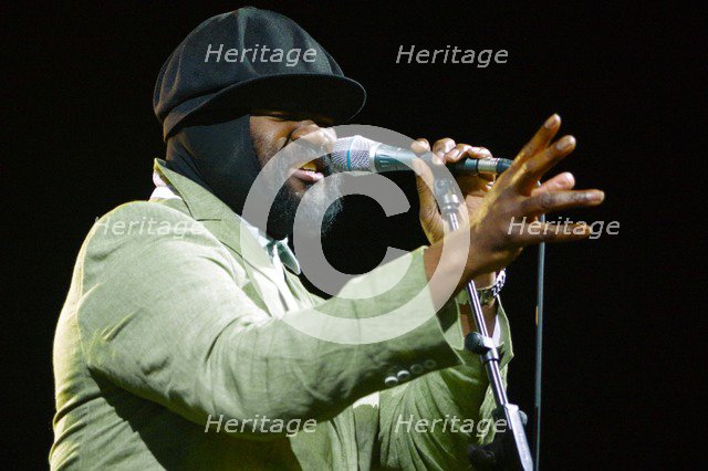 Gregory Porter, Love Supreme Jazz Festival, Glynde Place, East Sussex, 2014.  Artist: Brian O'Connor.