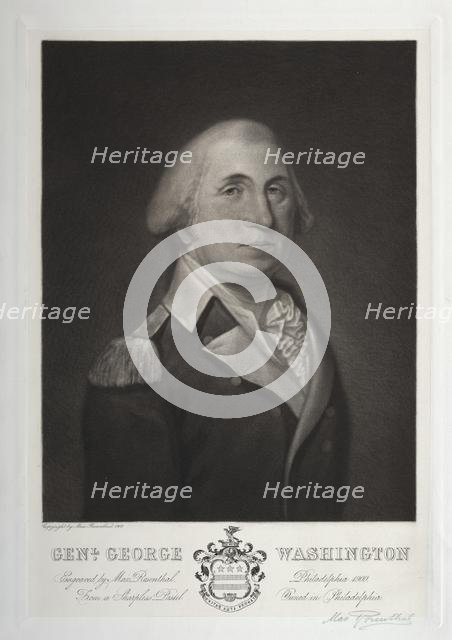George Washington, 1900. Creator: Max Rosenthal (American, 1833-1918).