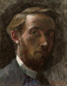 Self-Portrait, Aged 21, 1889. Creator: Edouard Vuillard.
