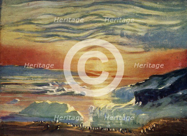 'The Autumn Sunset', c1908, (1909). Artist: George Marston.