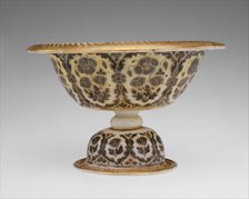 Footed Bowl and Plate, India, first half 18th century. Creator: Unknown.