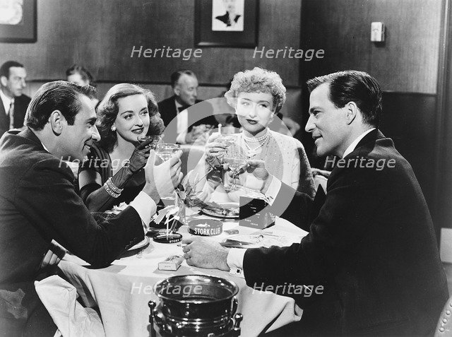 Scene from 'All About Eve', Twentieth Century Fox film, 1950. Artist: Joseph L Mankiewicz