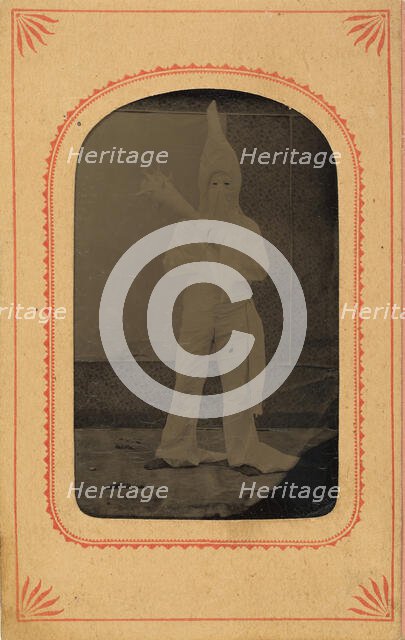 Ku Klux Klansman, ca. 1869. Creator: Unknown.