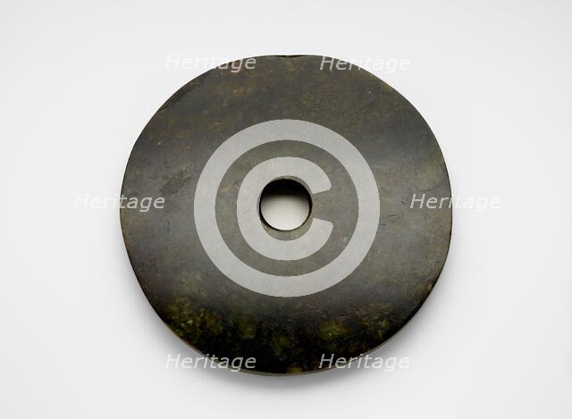 Disk (bi ?), Late Neolithic period, ca. 3300-2250 BCE. Creator: Unknown.