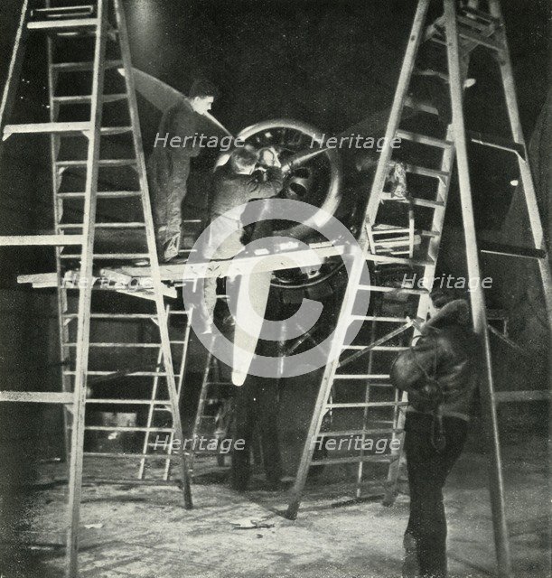 'Flight Mechanics; Also a W.A.A.F. Trade', c1943. Creator: Cecil Beaton.