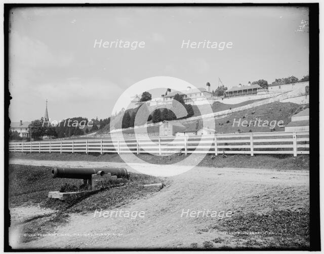 Fort Mackinac, Mackinac Island, Mich., between 1890 and 1901. Creator: Unknown.