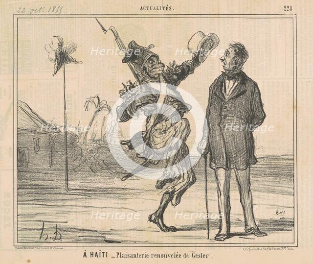 A Haiti, 19th century. Creator: Honore Daumier.