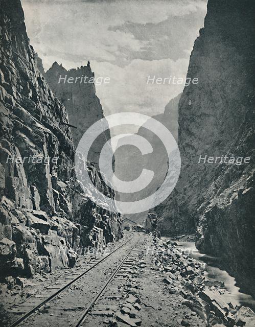 'Royal Gorge of the Arkansas', c1897. Creator: Unknown.