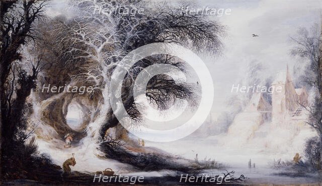 Winter Landscape, between 1610 and 1650. Creator: Gysbrecht Leytens.