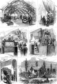 Sketches in the International Exhibition, 1871. Creator: Unknown.