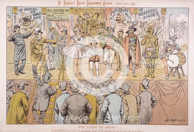 'Just A'goin' to Begin!', 1887. Artist: Tom Merry