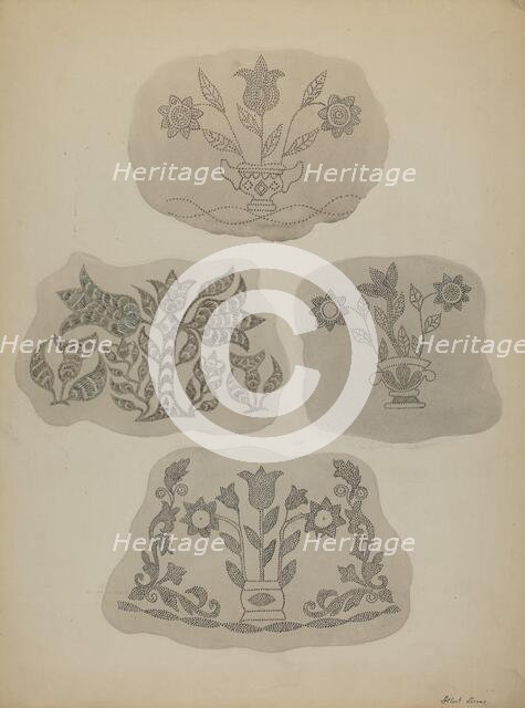 Pa. German Coffee Pot Designs, c. 1937. Creator: Albert J. Levone.