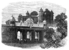 Palace of the Rana of Meywar, at Oodeypore, 1868. Creator: Unknown.