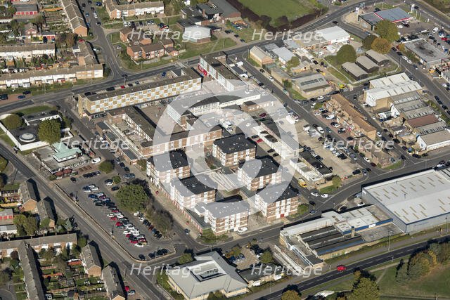 Bush Fair housing estate, Harlow, Essex, 2018. Creator: Damian Grady.