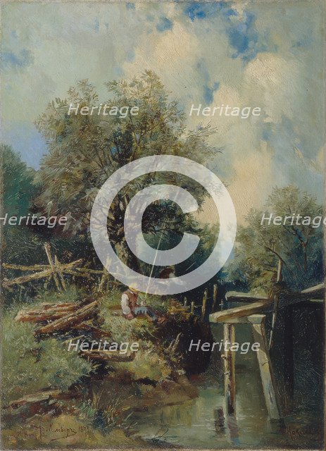 Fishermen. Artist: Klever, Juli Julievich (Julius), von (1850-1924)