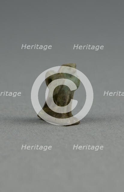 Amulet of a Hawk, Egypt, Third Intermediate Period, Dynasty 21-25 (1070-656 BCE). Creator: Unknown.