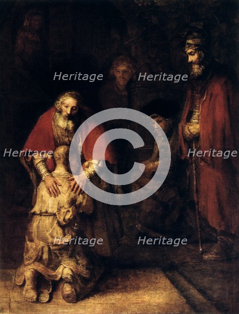 'The Return of the Prodigal Son', c1668. Artist: Rembrandt Harmensz van Rijn    