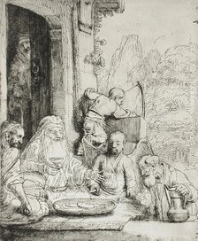 Abraham Entertaining the Angels, 1656. Creator: Rembrandt Harmensz van Rijn.
