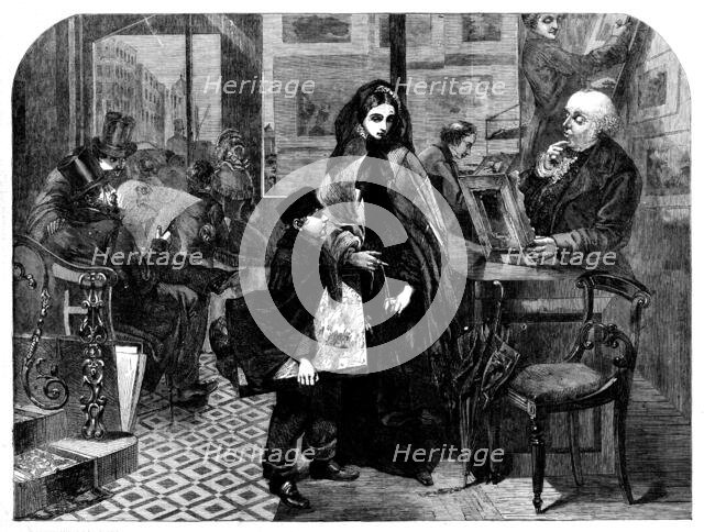 The International Exhibition - "Nameless and Friendless", by Miss Osborn, 1862. Creator: Unknown.