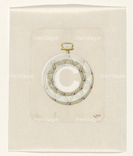 Design for watch-case, c.1765-c.1780.  Creator: Anon.