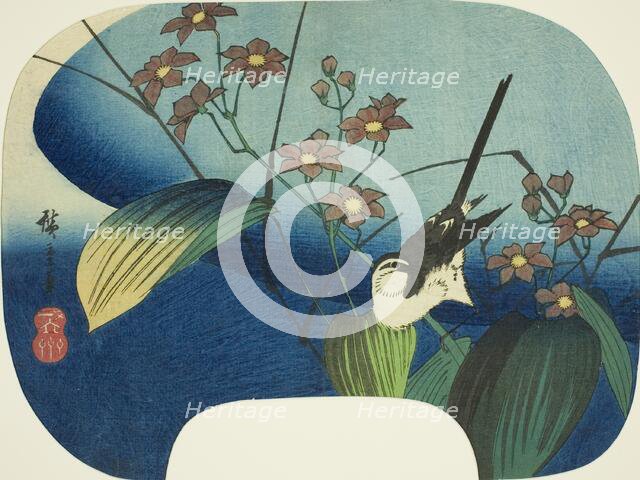 Wagtail and monochoria, n.d. Creator: Ando Hiroshige.