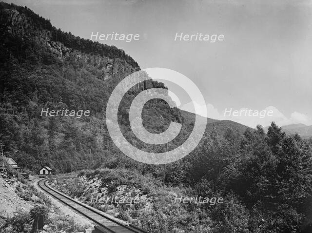 Frankenstein Cliff & Mt. Washington, Crawford Notch, White Mts., N.H., between 1900 and 1906. Creator: Unknown.