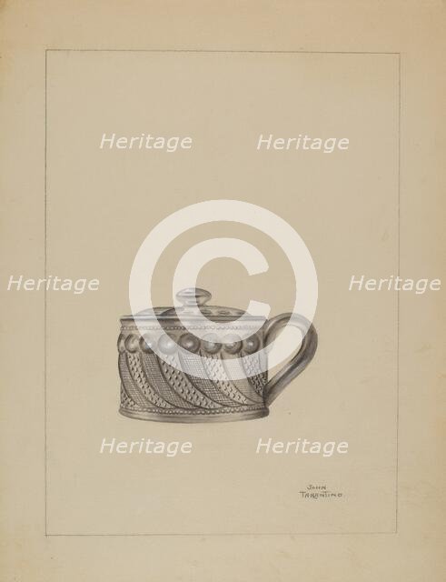 Mustard Pot, c. 1936. Creator: John Tarantino.