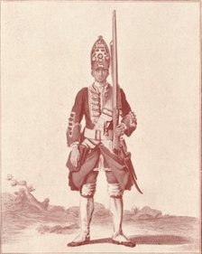 'Gentleman, the 7th (Royal Fusiliers) 1742', 1742 (1909). Artist: Unknown.