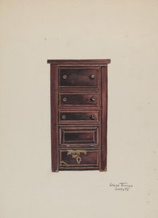Cabinet, 1935/1942. Creator: Grace Thomas.