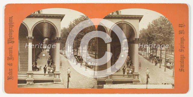 Front Piazza, late 19th century. Creator: Baker & Record.