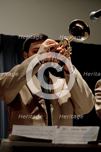 George Hogg, Watermill Jazz Club, Dorking, Jan 2016. Artist: Brian O'Connor.