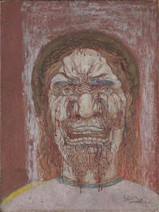 Man of Sorrows, 1891. Creator: James Ensor.