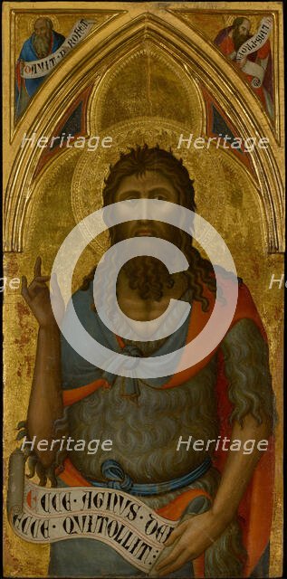 Saint John the Baptist, late 14th century. Creator: Luca di Tommè.