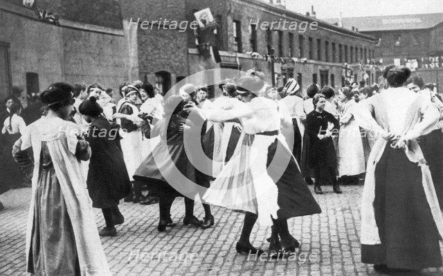 Celebrating the end of the First World War, 1918, (1935). Artist: Unknown
