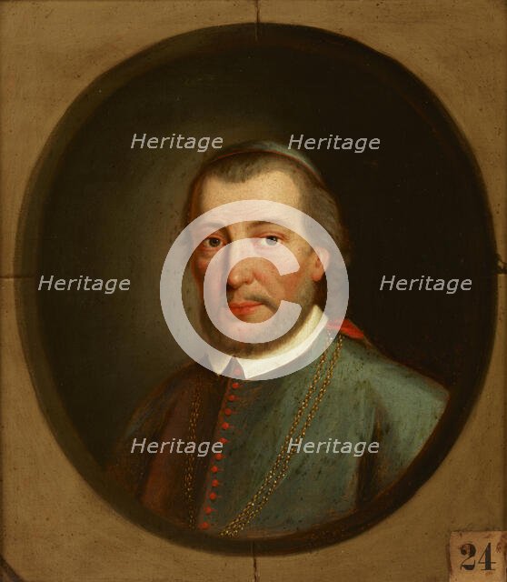 Portrait of Piotr Tomicki (1464-1535) Lodzia Coat of Arms, Bishop of Krakow..., after 1785. Creator: Friedrich Kloss.