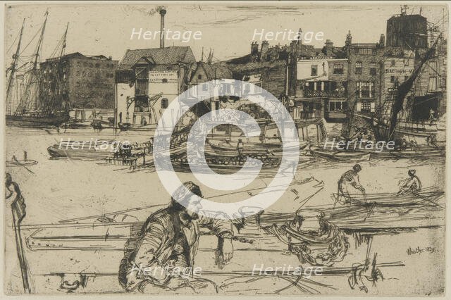 The Forge, 1861. Creator: James Abbott McNeill Whistler.