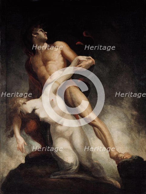 Vision of the Deluge, c. 1800. Creator: Füssli (Fuseli), Johann Heinrich (1741-1825).