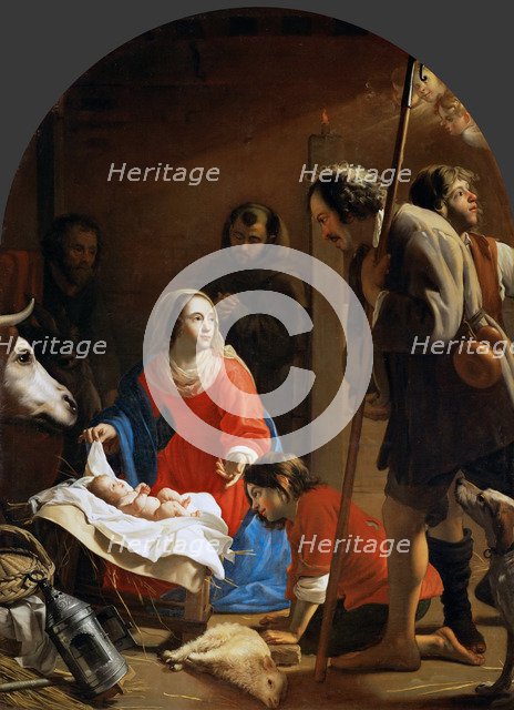 The Adoration of the Shepherds with Saint Francis of Assisi.