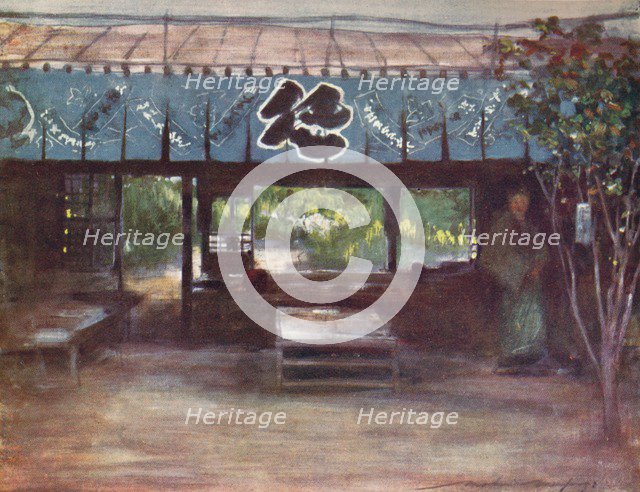 'The Tea-House of the Slender Tree', c1887, (1901). Artist: Mortimer L Menpes.