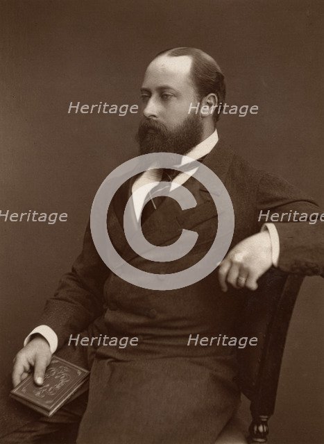 HRH the Prince of Wales, 1876.Artist: Lock & Whitfield