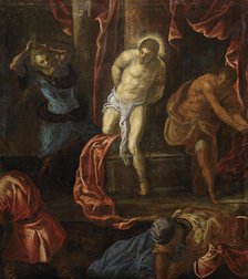 The Flagellation of Christ, ca 1585-1590 . Creator: Tintoretto, Jacopo (1518-1594).