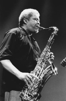 Frank Foster, North Sea Jazz Festival, The Hague, Netherlands, 1992. Creator: Brian Foskett.