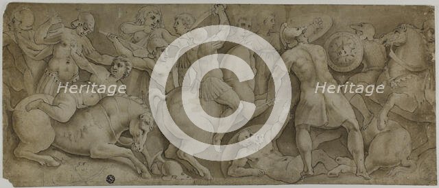 Battle of the Amazons, n.d. Creator: Unknown.