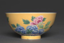 Bowl with Peonies, 1662-1722. Creator: Unknown.