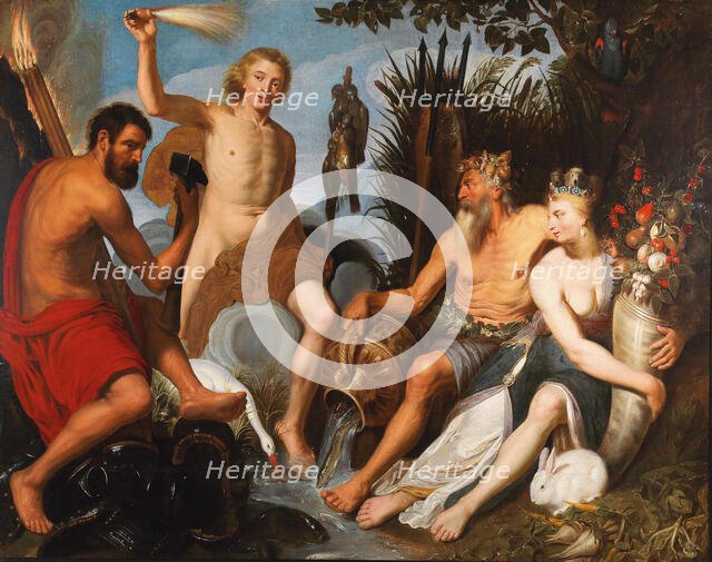 The Four Elements. Creator: Wolffort, Artus (1581-1641).