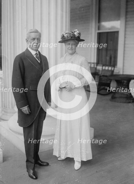 Robert Lansing & wife, between c1915 and c1920. Creator: Bain News Service.