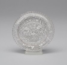 Cup plate, 1830/35. Creator: Fort Pitt Glass Works.
