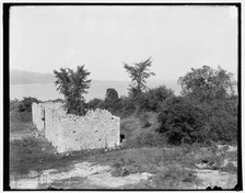 Ruins of Fort Crown Point, a British fort on Lake Champlain, Crown Point, New York, c1902. Creator: Unknown.