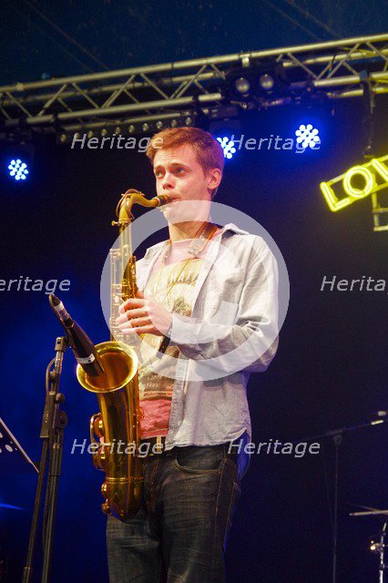 Duncan Eagles, Love Supreme Jazz Festival, Glynde Place, East Sussex, 2014. Artist: Brian O'Connor.