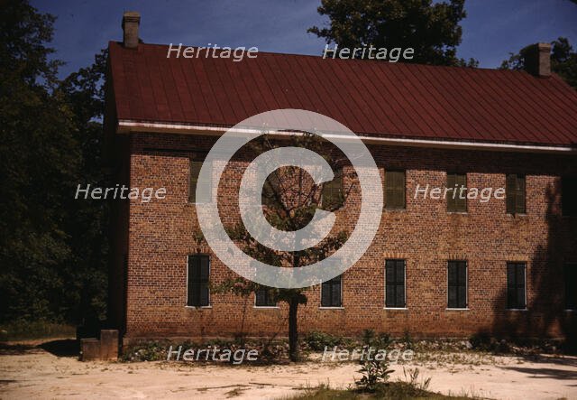Brick building, between 1941 and 1942. Creator: Unknown.